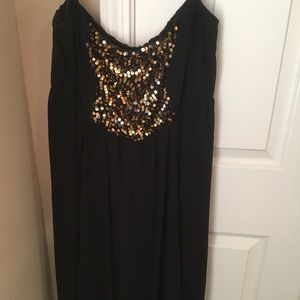Torrid black sequin dress